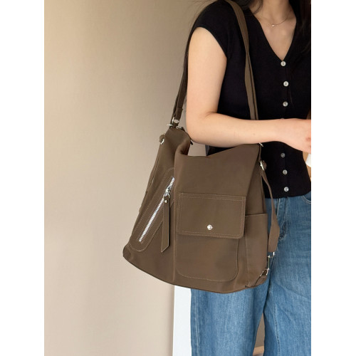 MY變形大容量包包托特包變形雙肩單肩包斜後後背包多背法包包簡約百搭