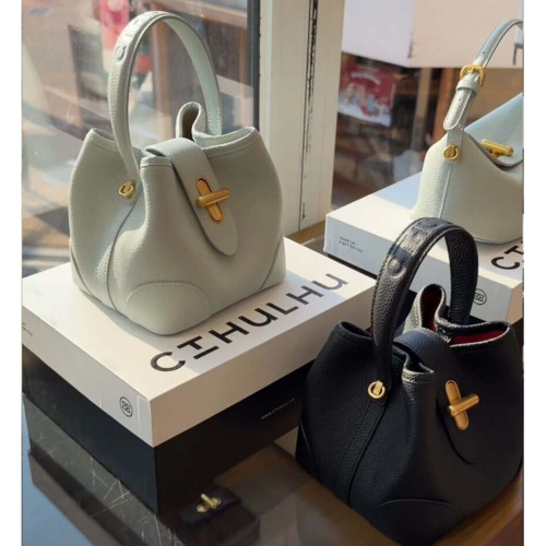 CTHULHU膠囊水桶包2026新款韓國真皮小衆包手提托特包斜背單肩包 CTHULHU膠囊水桶包2026新款韓國真皮小衆包手提托特包斜背單肩包