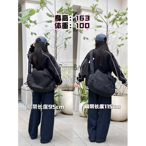 7個7 Matter泰國潮牌kitty聯名托特尼龍布大容量手提包斜後後背包包女