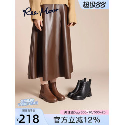 reemoor復古休閒菸筒靴2025年冬季新款女鞋切爾西靴粗跟短靴睿慕