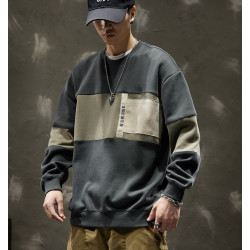 美式復古衛衣男士秋季設計感長袖t恤寬鬆大碼高街ins潮牌痞帥外套