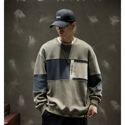 美式復古衛衣男士秋季設計感長袖t恤寬鬆大碼高街ins潮牌痞帥外套