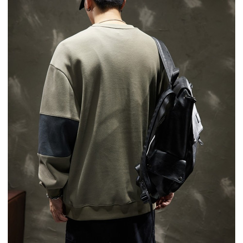 美式復古衛衣男士秋季設計感長袖t恤寬鬆大碼高街ins潮牌痞帥外套