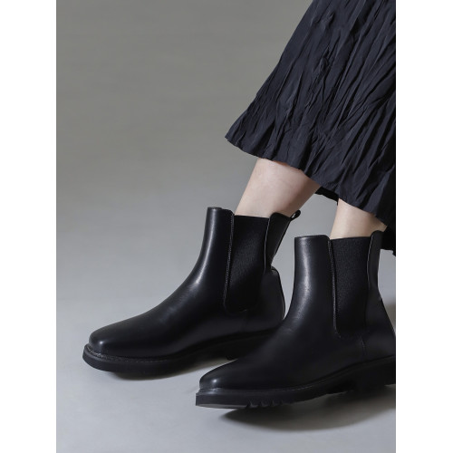 原109清69!獨+純y 超輕量 挺括有型 日系nano方頭切爾西菸筒短靴 原109清69!獨+純y 超輕量 挺括有型 日系nano方頭切爾西菸筒短靴