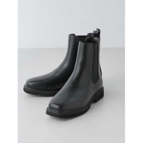 原109清69!獨+純y 超輕量 挺括有型 日系nano方頭切爾西菸筒短靴 原109清69!獨+純y 超輕量 挺括有型 日系nano方頭切爾西菸筒短靴