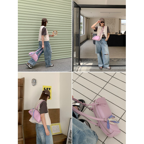 Micocah「鬼馬少女」雙肩帶貝殼包單肩包女包小衆設計原創百搭 Micocah「鬼馬少女」雙肩帶貝殼包單肩包女包小衆設計原創百搭