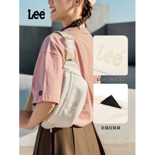 Lee戶外運動單肩包通勤斜後後背包2025新款腰包女胸包百搭騎行後後背包男