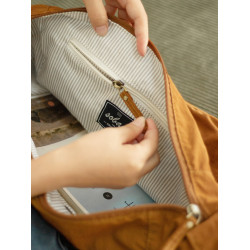 sobag2026日系休閒防水尼龍斜背單肩布包女設計感輕便通勤餃子包