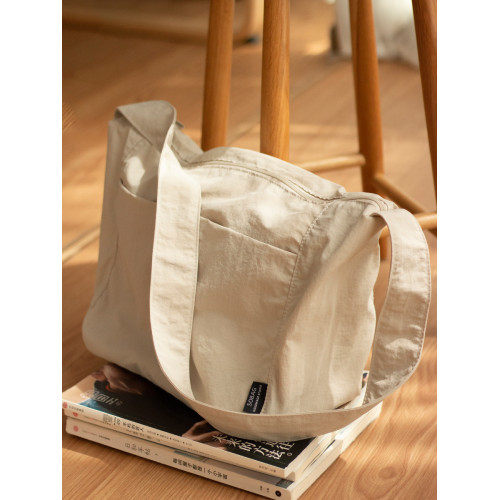 sobag2026日系休閒防水尼龍斜背單肩布包女設計感輕便通勤餃子包