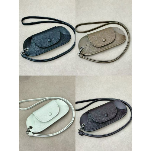 真皮頭層牛皮包包女2025新款小衆高級感時尚簡約百搭掛脖包眼鏡包