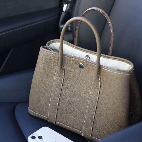 【2026新款】花園包托特包 真皮女包通勤大容量水桶包 牛皮單肩包