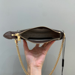 2025新款包包女小號真皮老花歐美復古時尚洋氣腋下手提包