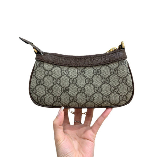 2025新款包包女小號真皮老花歐美復古時尚洋氣腋下手提包