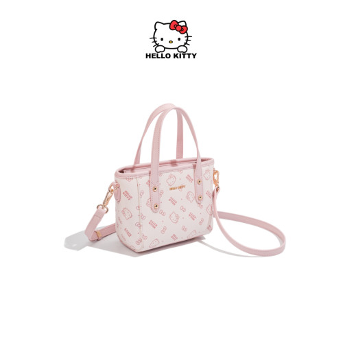 HelloKitty凱蒂貓菜籃子包迷你印花手提包包女小衆設計斜背單肩包