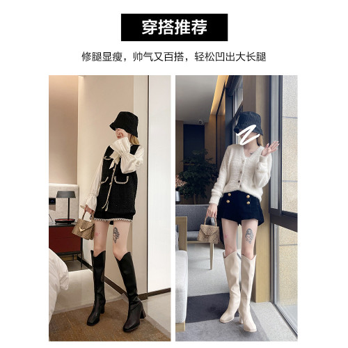 白色靴子高筒靴女短靴2026新款鞋子女小個子高跟秋冬長靴長筒靴秋 白色靴子高筒靴女短靴2026新款鞋子女小個子高跟秋冬長靴長筒靴秋