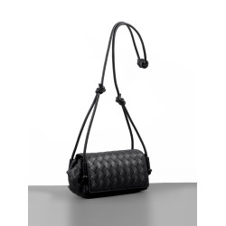 手機包女斜背迷你小方包2026新款編織包輕奢小衆設計高級感盒子包