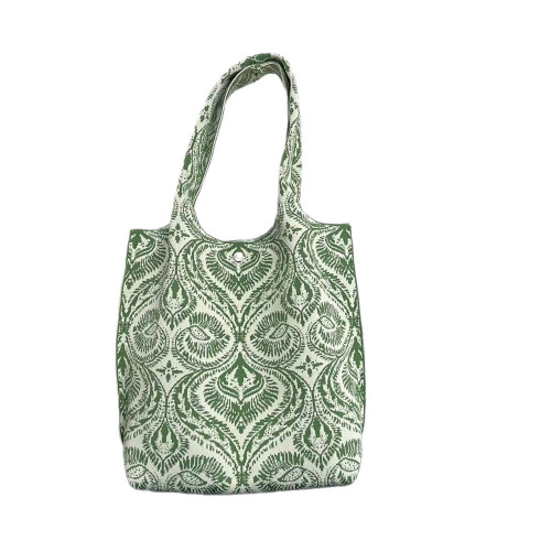 新疆艾德萊斯高級感大容量針織腰果休閒出行上班通勤手提包托特包