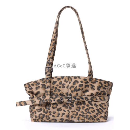 韓國SAMO ONDOH豹紋包腋下包韓素希同款包機車包單肩手提托特女包 韓國SAMO ONDOH豹紋包腋下包韓素希同款包機車包單肩手提托特女包