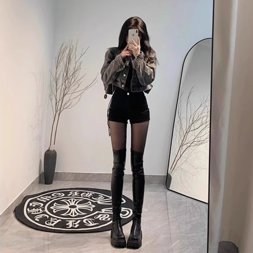 方糖過膝高筒靴女2026秋冬新款彈力瘦瘦靴厚底皮靴長筒騎士靴長靴