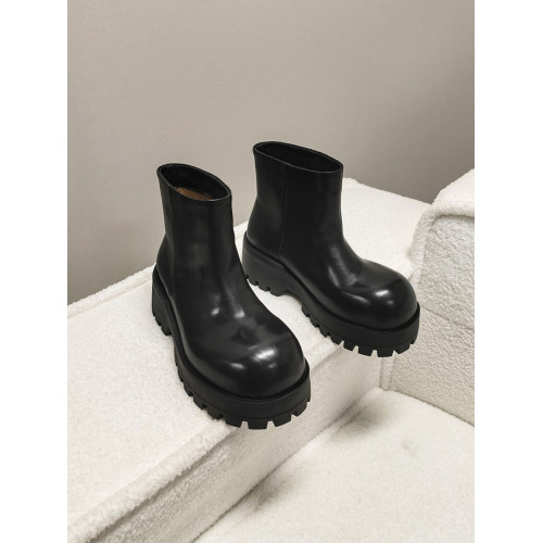 OMG~牛皮版~內增高5公分粗跟短靴真皮切爾西靴厚底馬丁靴女菸筒靴 OMG~牛皮版~內增高5公分粗跟短靴真皮切爾西靴厚底馬丁靴女菸筒靴