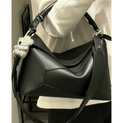 Puzzle幾何包大號頭層牛皮醫生包百搭通勤單肩斜後後背包包男女同款