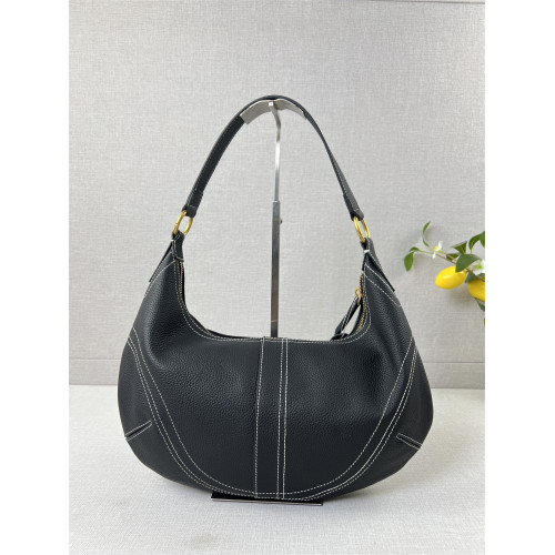 ~推薦~出口輕奢腋下包百搭斜後後背包真皮頭層牛皮時尚明線女包包