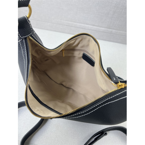 ~推薦~出口輕奢腋下包百搭斜後後背包真皮頭層牛皮時尚明線女包包