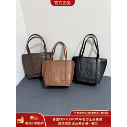 【官方正品】泰國Gentlewoman經典曼穀皮質菜籃子水桶單肩托特包