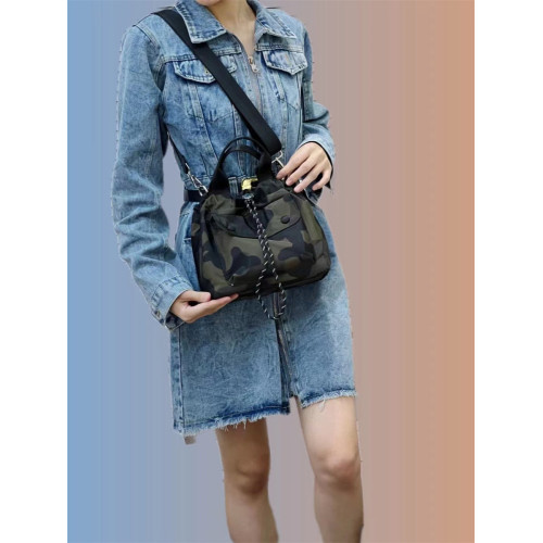 2025春夏新款防水尼龍布小號水桶包迷彩休閒百搭韓版手提袋斜後後背包 2025春夏新款防水尼龍布小號水桶包迷彩休閒百搭韓版手提袋斜後後背包