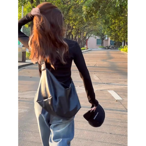 香港專櫃趙昭儀同款大容量托特包包女2026新款百搭通勤斜背托特包