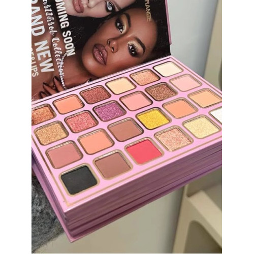 78色書本化妝盤脣泥口紅眼影腮紅彩妝一體盤多用途修容高光眼影盤