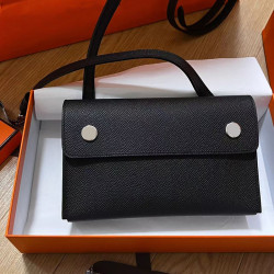 意大利頭層牛皮男女通用Snap wallet手機包真皮包迷你單肩斜後後背包