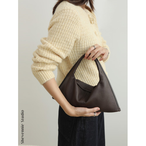 Shevennie2025 小衆設計小號羊皮手提斜垮雲朵包小包牛角包三角包 Shevennie2025 小衆設計小號羊皮手提斜垮雲朵包小包牛角包三角包