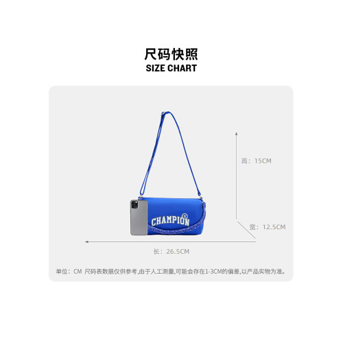 Champion冠軍官方單肩包女手提大容量休閒運動斜後後背包男戶外潮流 Champion冠軍官方單肩包女手提大容量休閒運動斜後後背包男戶外潮流