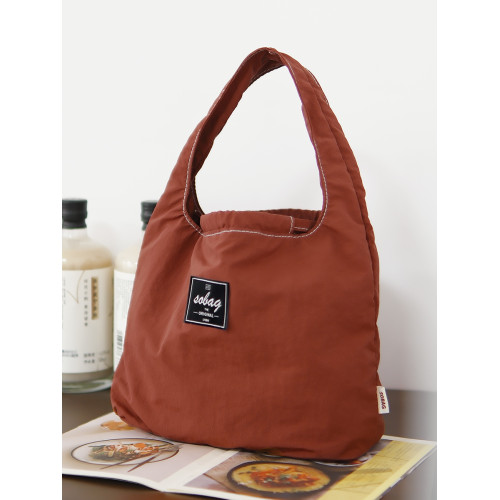 sobag輕便休閒防水尼龍布手拎腋下包女簡約文藝抽繩手挽手提小包