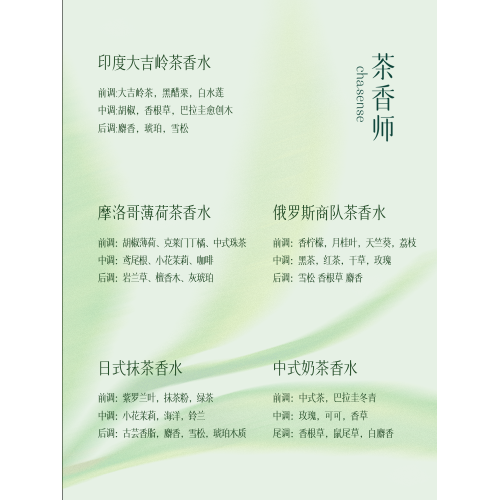 茶香師世界茶香之旅香水小樣套裝持久清新男女香水禮盒裝 夏季