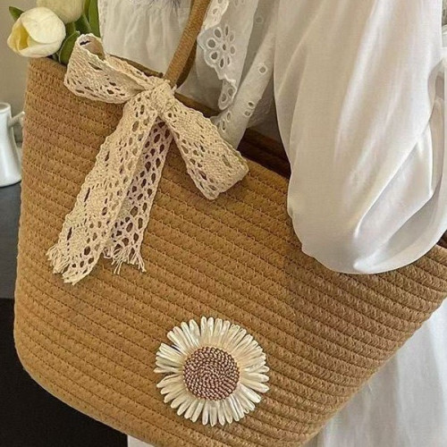 編織包女草編包包新款潮時尚百搭ins斜後後背包海邊度假包水桶包