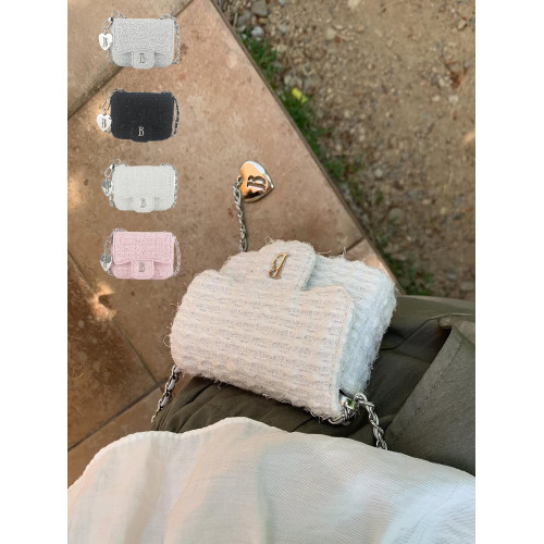 7個7 Barnnet趙露思同款韓國小衆八奶小香風鏈條卡包斜後後背包小方包