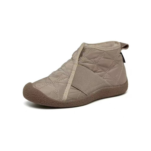 2024秋冬新款雪地靴宇航布料防風棉鞋加絨加厚防滑一腳蹬保暖棉靴