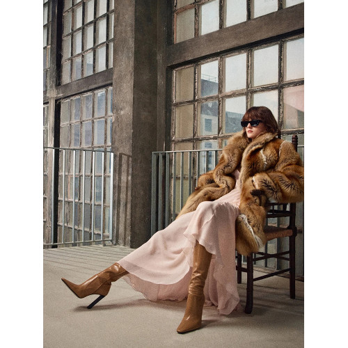 楊樹林同款長筒靴女細跟高筒靴氣質顯瘦不過膝長靴冬季新款時裝靴 楊樹林同款長筒靴女細跟高筒靴氣質顯瘦不過膝長靴冬季新款時裝靴