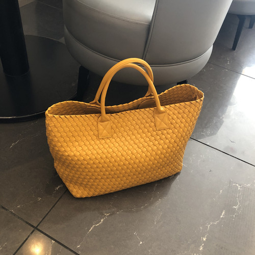 2024夏上新馬卡龍大容量手提包小衆設計手工編織單肩包潮流包包女 2024夏上新馬卡龍大容量手提包小衆設計手工編織單肩包潮流包包女