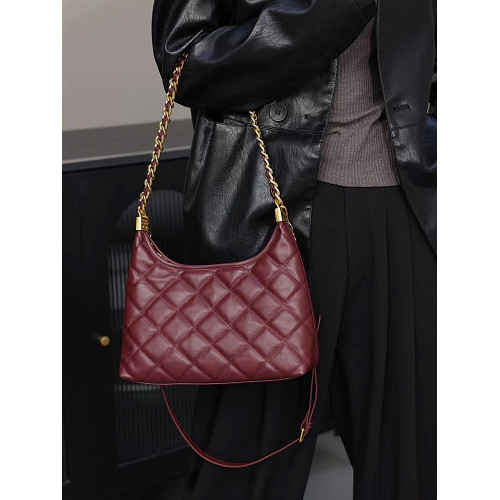 菱格包包女2026新款春夏上新真皮女包時尚百搭氣質單肩腋下斜後後背包