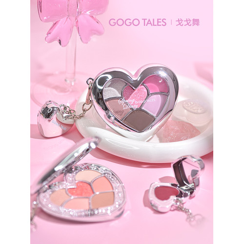 戈戈舞眼影盤脣釉綜合盤日常淡妝啞光純欲風可攜式小盤學生黨新手女