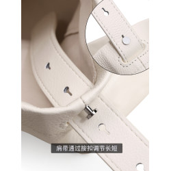 頭層牛皮通勤托特包2026新款大容量水桶包休閒單肩包軟皮斜後後背包女