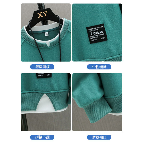 JEEP吉普圓領衛衣男春秋季2025新款寬鬆潮流長袖t恤加絨秋裝上衣 JEEP吉普圓領衛衣男春秋季2025新款寬鬆潮流長袖t恤加絨秋裝上衣