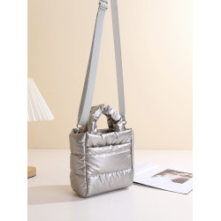 戀上貓 高級羽絨包上班手提包小拎包2025新款百搭女士單肩斜後後背包