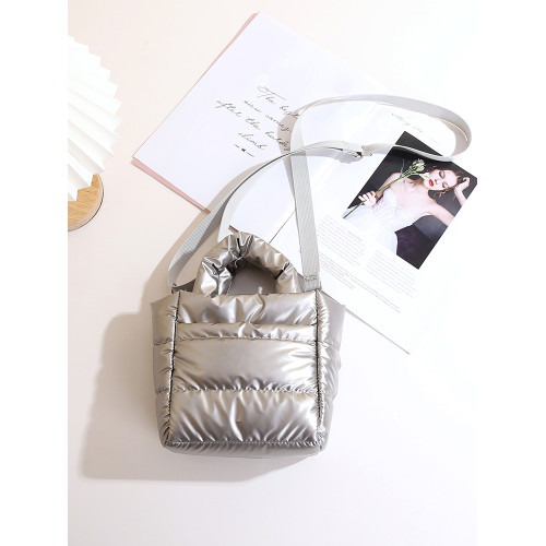 戀上貓 高級羽絨包上班手提包小拎包2025新款百搭女士單肩斜後後背包