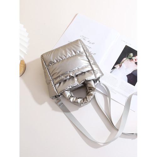 戀上貓 高級羽絨包上班手提包小拎包2025新款百搭女士單肩斜後後背包