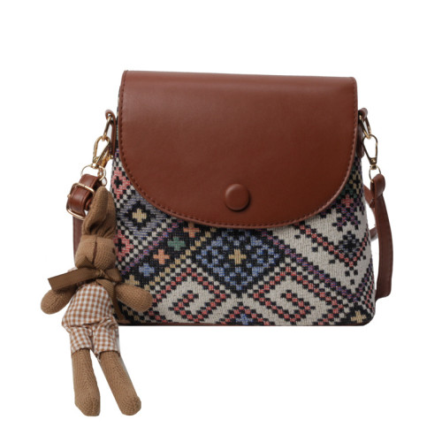 今年流行包包女2025夏季新款斜背手機包女高級感時尚單肩水桶