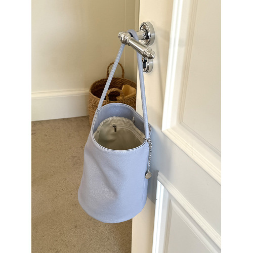 2026新款韓國小衆ins荔枝紋軟皮簡約水桶包時尚百搭單肩腋下包女